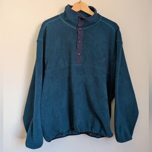 Vintage ORVIS 1/4 Snap Pullover Fleece Sweater Mens Large Gorpcore Sweatshirt